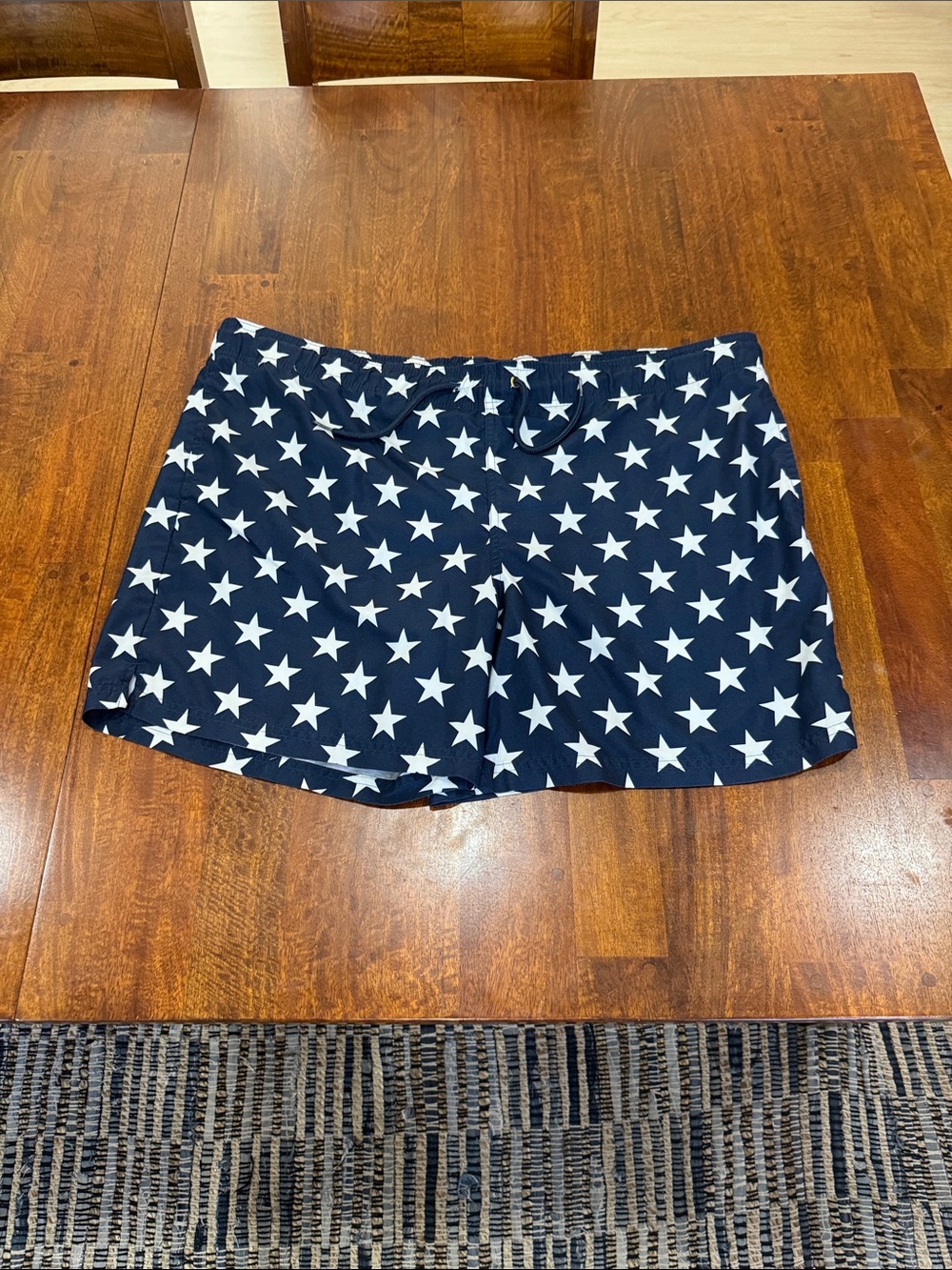George Mens American Patriotic Bathing Suit Swim Trunks size XL (40-42)